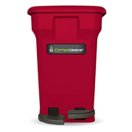 CompoKeeper Kitchen Composter - Red