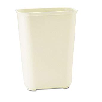 Rubbermaid Commercial Products - Rubbermaid Commercial - Fire-Resistant Wastebasket, Rectangular, Fiberglass 10 gal, Beige - Sold As 1 Each - Reliable for industrial and hospital use. - Won’t burn, melt or add fuel to container contents. - Can’t chip, dent, rust.