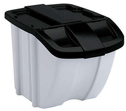 18 Gallon Storage Trends Industrial Recycling Bin [Set of 2]
