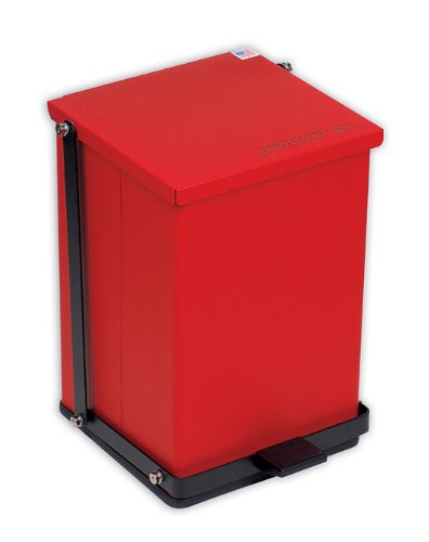 Receptacle Baked Epoxy in Red Capacity: 100 Quart (25 Gallon)