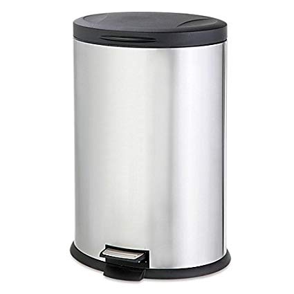 SALT Stainless Steel Oval 40-Liter Step Can