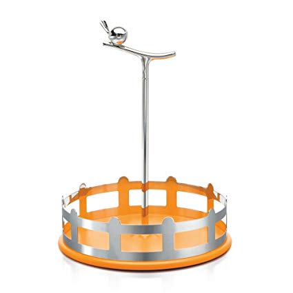 Alessi aLui Stand for Spice Containers Orange